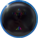 Axiom R2 Neutron Fireball driver disc, black disc with blue rim