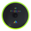 Axiom R2 Neutron Fireball driver disc, black disc with green rim