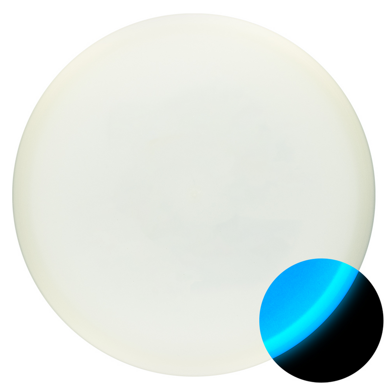 Axiom Total Eclipse Envy putt & approach disc, Blank (no top stamp) stamp, blue disc with teal rim