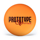 Climo Baseline Champ putt & approach disc, Climo Prototype Putter stamp, orange disc