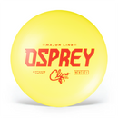 Climo Major Line Osprey driver disc, yellow disc