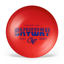 Climo Major Line Skyway driver disc, red disc