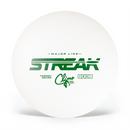 Climo Major Line Streak fairway driver disc, white disc