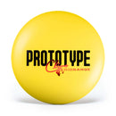 Climo Premium Belleair midrange disc, Climo Prototype Midrange stamp, yellow disc