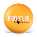 Climo Premium Skyway driver disc, Climo Prototype Driver stamp, orange disc