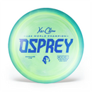 Climo Signature Line Osprey driver disc, light green and turquoise disc