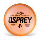 Climo Signature Line Osprey driver disc, light orange and orange disc