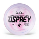 Climo Signature Line Osprey driver disc, light pink and light purple disc