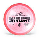 Climo Signature Line Skyway driver disc, light red and red disc