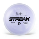 Climo Signature Line Streak fairway driver disc, light purple and gray disc