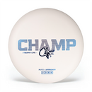Climo Trophy Line Champ putt & approach disc, white disc