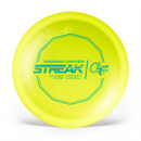 Climo Victory Line Streak fairway driver disc, yellow disc