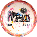 DGA Granite Pipeline driver disc, Cole Redalen 2025 Tour Series stamp, red and multi color disc