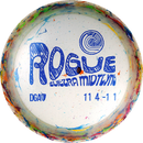 DGA Granite Rogue driver disc, Eliezra Midtlyng 2025 Tour Series stamp, clear and multi color disc