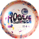 DGA Granite Rogue driver disc, Eliezra Midtlyng 2025 Tour Series stamp, light pink and multi color disc