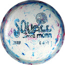 DGA Granite Squall fairway driver disc, Jake Monn 2025 Tour Series stamp, blue and multi color disc