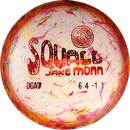 DGA Granite Squall fairway driver disc, Jake Monn 2025 Tour Series stamp, orange and multi color disc
