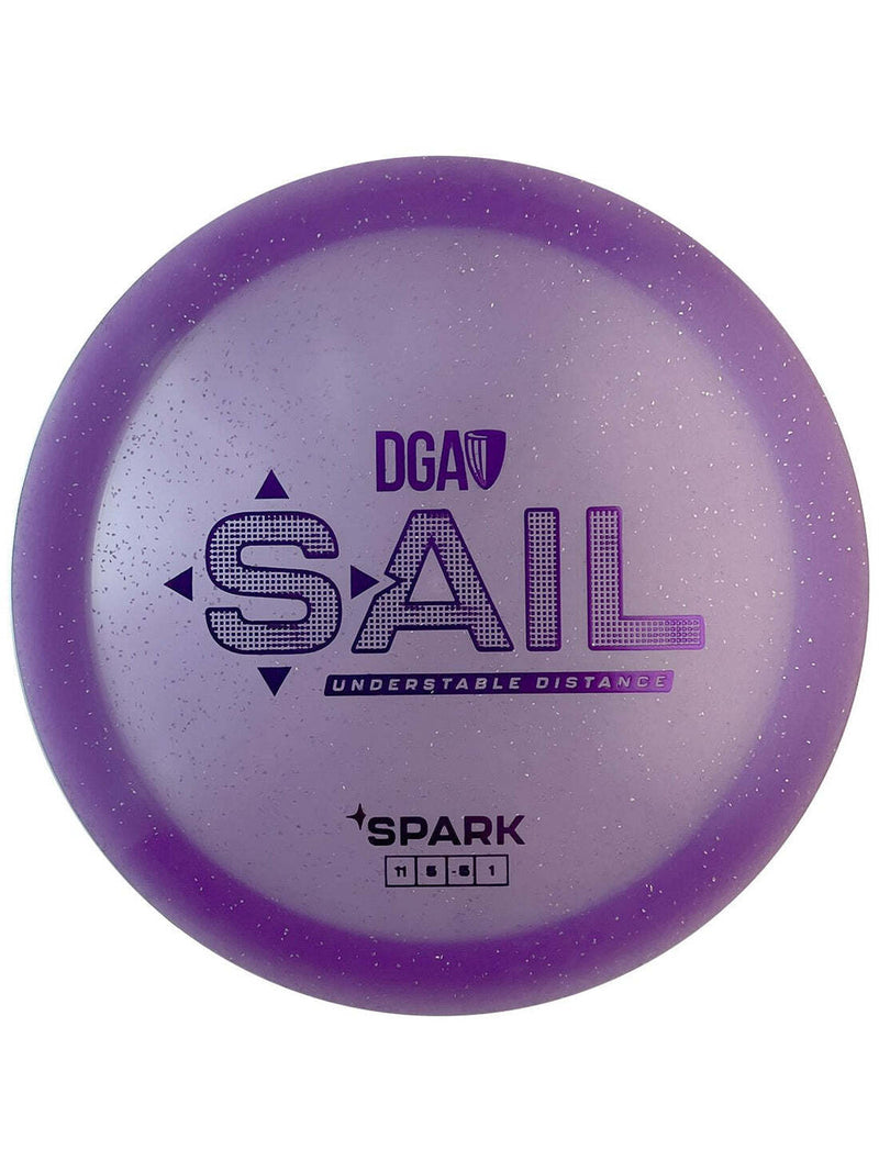 DGA Spark Sail driver disc, purple disc