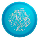 Discmania Color Glow C-Line FD fairway driver disc, Ella Hansen Signature Series Show Stopper 3 stamp, blue disc