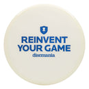 Discmania Color Glow C-Line Gannon Buhr P2X putt & approach disc, Reinvent Your Game stamp, white disc