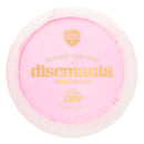 Discmania Color Glow Horizon C-Line DD2 driver disc, Discmania Originals Stamp stamp, pink disc with white rim