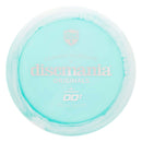 Discmania Color Glow Horizon C-Line DD2 driver disc, Discmania Originals Stamp stamp, turquoise disc with white rim