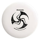 Discmania D-Line Flex 2 Gannon Buhr P2X putt & approach disc, Gannon Buhr Huk Labs Collaboration stamp, white disc