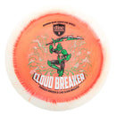 Discmania Horizon Q-Line Cloud Breaker driver disc, Gannon Buhr 2026 Signature Series (Triple Foil) stamp, orange-red disc with white rim