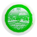 Discmania Horizon S-Line FD2 fairway driver disc, Casey White Signature Series "Sky Walker 3" stamp, green disc with white rim