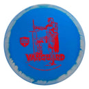 Discmania Horizon S-Line Kyle Klein Vanguard driver disc, Kyle Klein Creator Series stamp, blue disc with silver rim