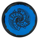 Discmania Horizon S-Line MD4 midrange disc, Kyle Klein 2024 Signature Series "Eternal Void" stamp, blue disc with black rim