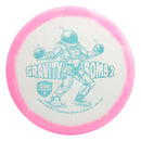 Discmania Horizon S-Line PD2 driver disc, Gavin Babcock 2025 Signature Series "Gravity Bomb 2" stamp, white disc with pink rim