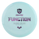 Discmania Neo Function fairway driver disc, light blue disc