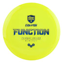 Discmania Neo Function fairway driver disc, yellow disc