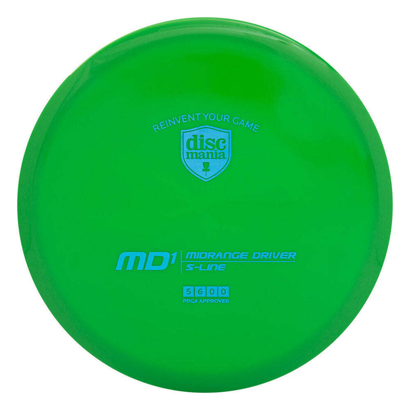 Discmania S-Line MD1 midrange disc, green disc