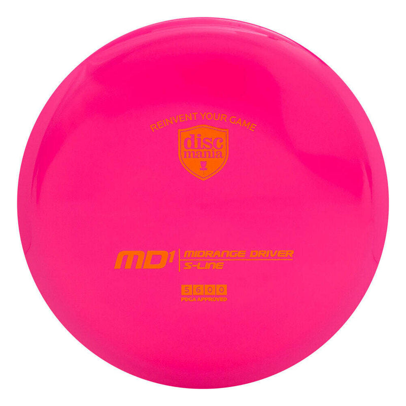 Discmania S-Line MD1 midrange disc, pink disc