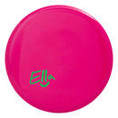 Discmania S-Line P3X putt & approach disc, Ella Hansen Smiley Face P3X stamp, dark pink disc