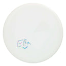 Discmania S-Line P3X putt & approach disc, Ella Hansen Smiley Face P3X stamp, white disc