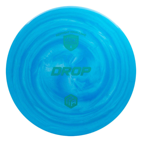 Discmania Swirl S-Line Niklas Antilla Drop putt & approach disc, Niklas Anttila Creator Series stamp, blue and white disc