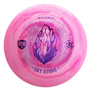 Discmania Swirl S-Line PD2 driver disc, Sky Stone stamp, pink and white disc