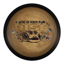 Discraft CryZtal Buzzz midrange disc, 2025 Supreme Flight Open stamp, black disc