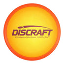 Discraft CryZtal FLX Zone midrange disc, 2025 Ledgestone Edition "2015 Commemorative Reissue" stamp, orange disc