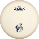 Discraft CryZtal Glo FLX Zone OS midrange disc, 2025 Ledgestone Edition Season 2 stamp, white disc