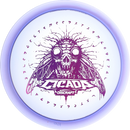 Discraft CryZtal Lite Cicada fairway driver disc, 2025 Ledgestone Edition Season 1 stamp, purple disc