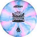 Discraft CT Swirl Focus putt & approach disc, Anthony Barela 2025 USDGC Champion Focus stamp, blue and pink disc