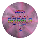 Discraft CT Swirl Focus putt & approach disc, Anthony Barela Signature Series stamp, dark purple and pink disc