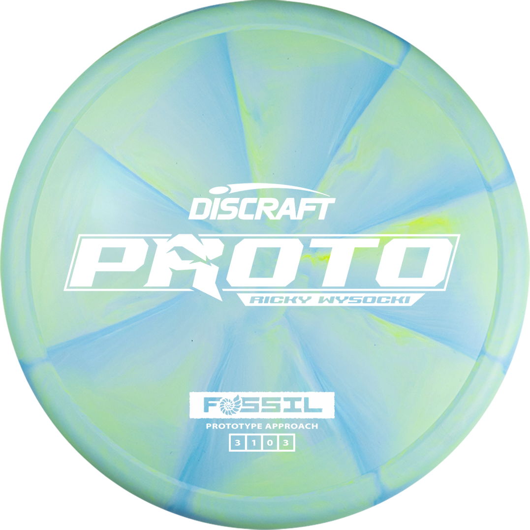 Discraft CT Swirl Ricky Wysocki Fossil - Ricky Wysocki Proto Bar Stamp ...