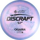 Discraft ESP Anthony Barela Cigarra fairway driver disc, Anthony Barela Signature Series stamp, pink and blurple disc