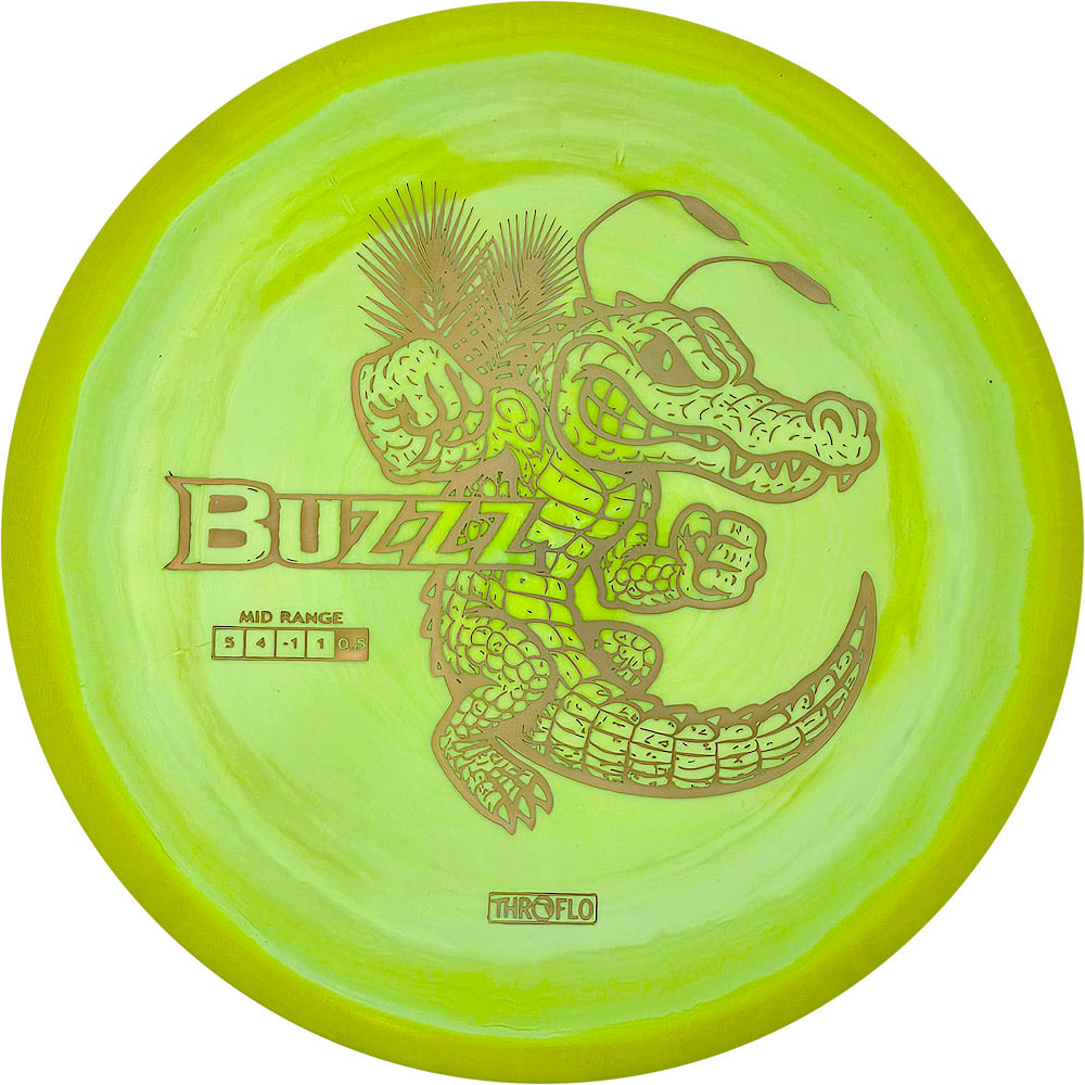 Discraft ESP Buzzz - ThroFlo “Gator Buzzz” | Midrange 5/4/-1/1