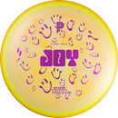 Discraft ESP Paige Pierce Joy putt & approach disc, Paige Pierce First Run stamp, yellow disc